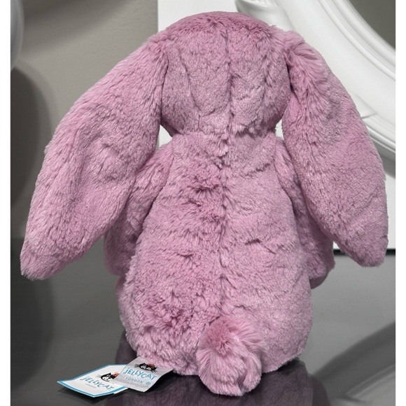 Jellycat Bashful Tulip Pink Medium Bunny Stuffed Animal 
 -Authentic & Brand New - Picture 4 of 8